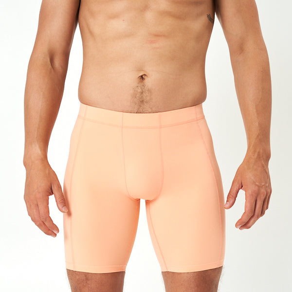 LINEATE SHORT TIGHTS PEACH